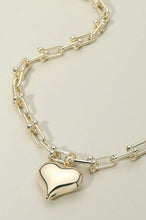 Queelie Puffy Heart Necklace