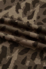 Quincy Leopard Raw Seam Pant Set