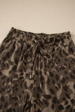 Quincy Leopard Raw Seam Pant Set