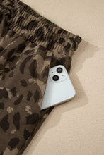 Quincy Leopard Raw Seam Pant Set