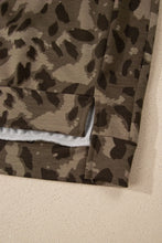 Quincy Leopard Raw Seam Pant Set