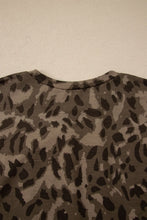 Quincy Leopard Raw Seam Pant Set