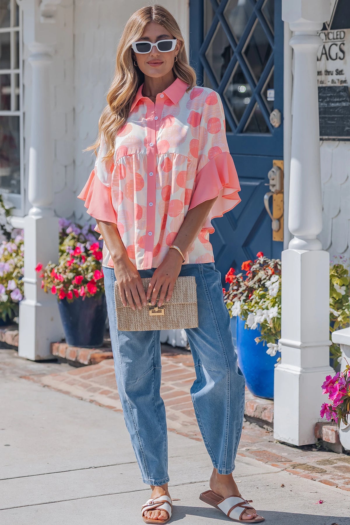 River Polka Dot Blouse