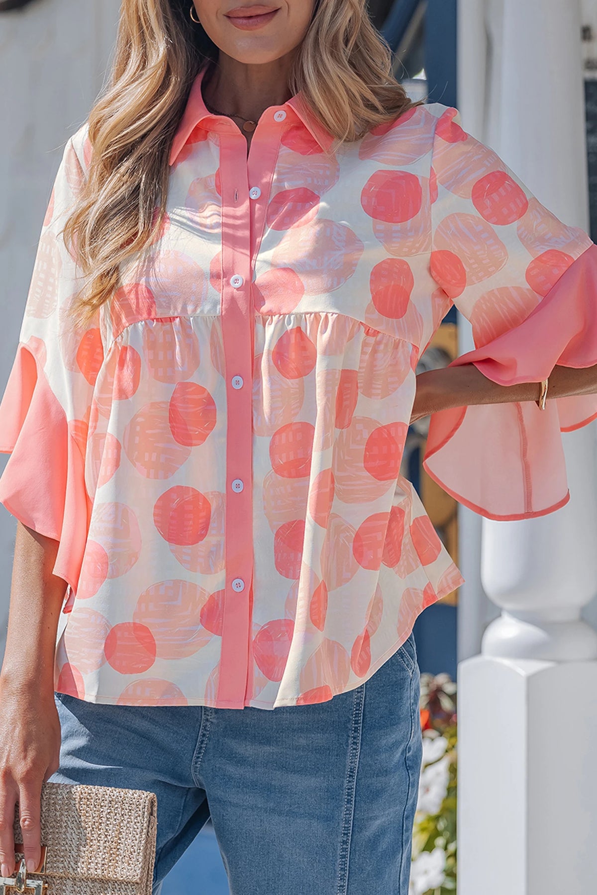 River Polka Dot Blouse