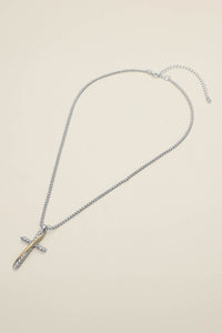 Raisa Twisted Cross Necklace