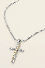 Raisa Twisted Cross Necklace