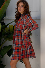Reverie Red Plaid Dress