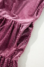 Roamy Velvet Tiered Dress Curvy