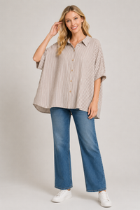 Roni Button-Up Top