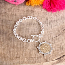 Rosalie Cross Coin Bracelet