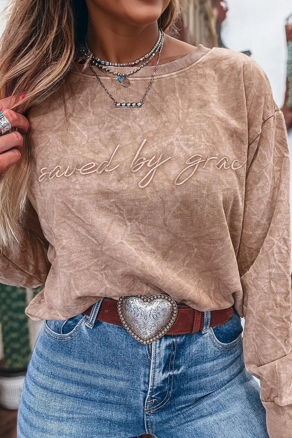 Saved By Grace Sweatshirt