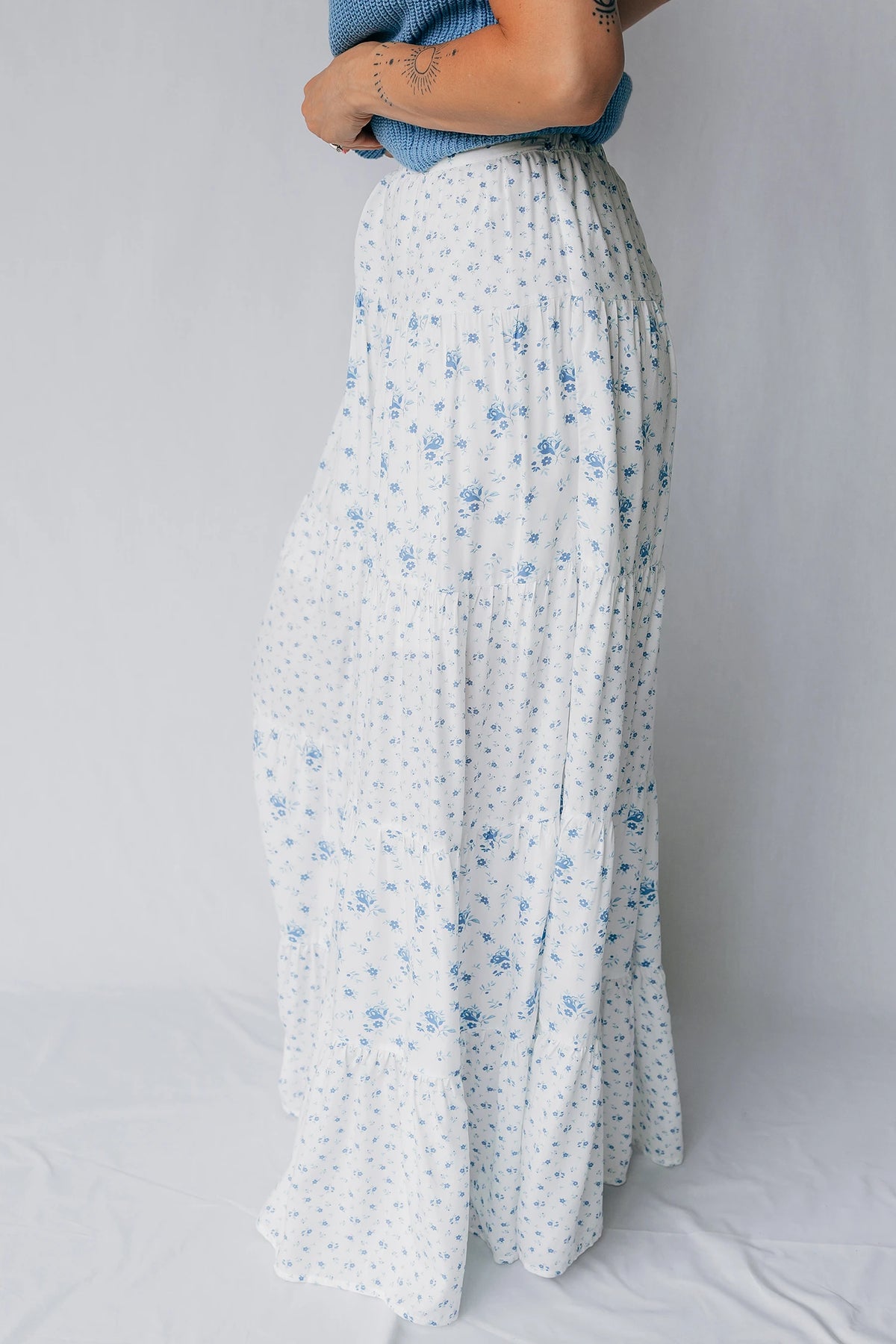 Serenity Tiny Floral Skirt