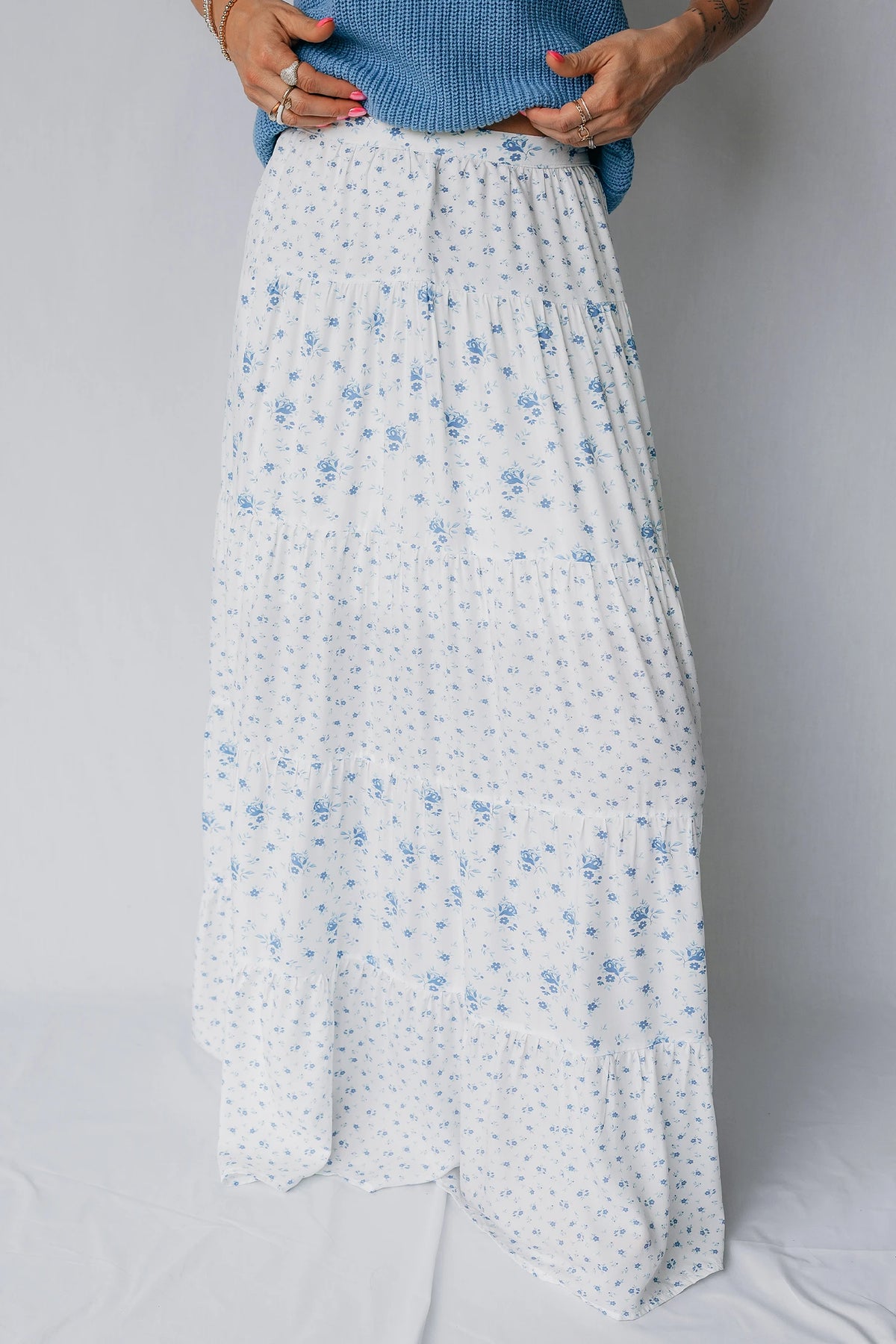 Serenity Tiny Floral Skirt