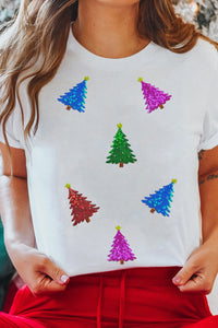 Sequin Christmas Tree Tee