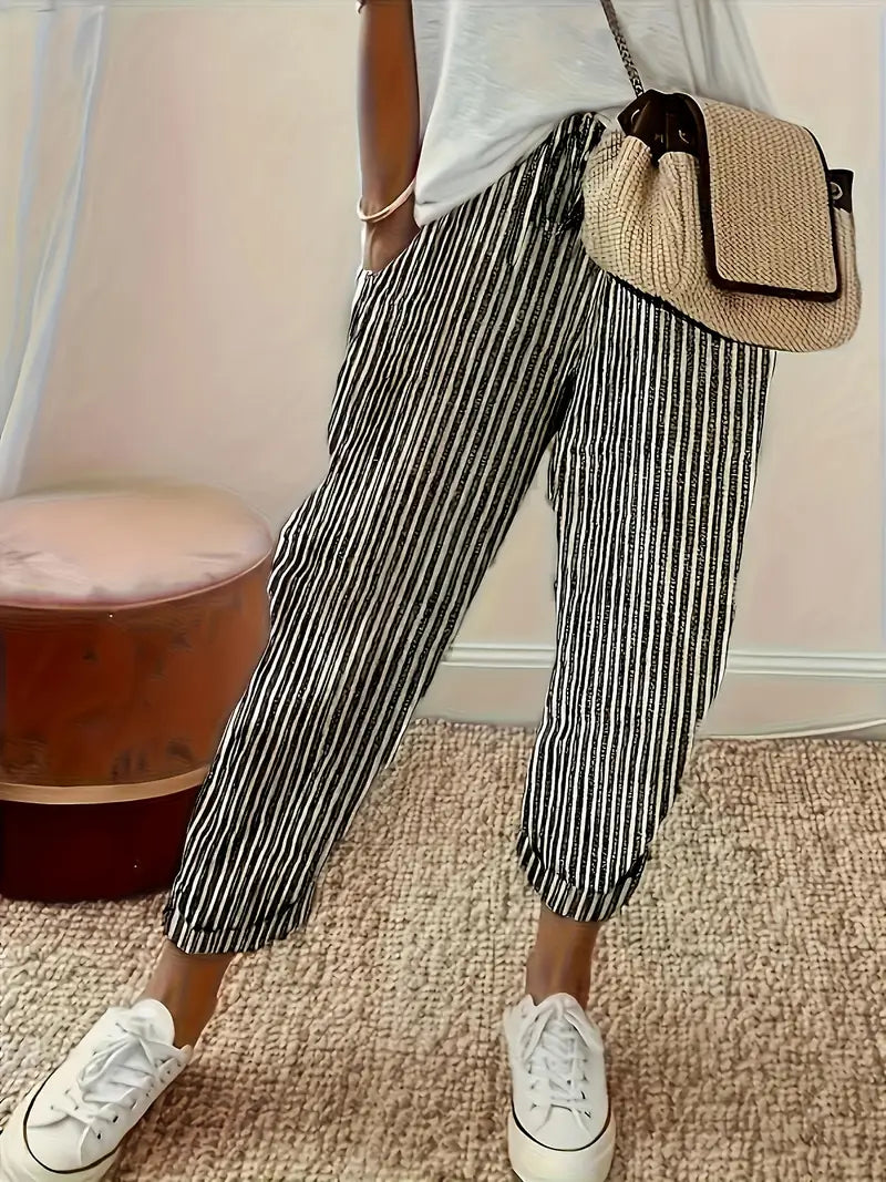 Shiloh Casual Striped Pants