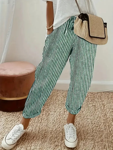Shiloh Casual Striped Pants