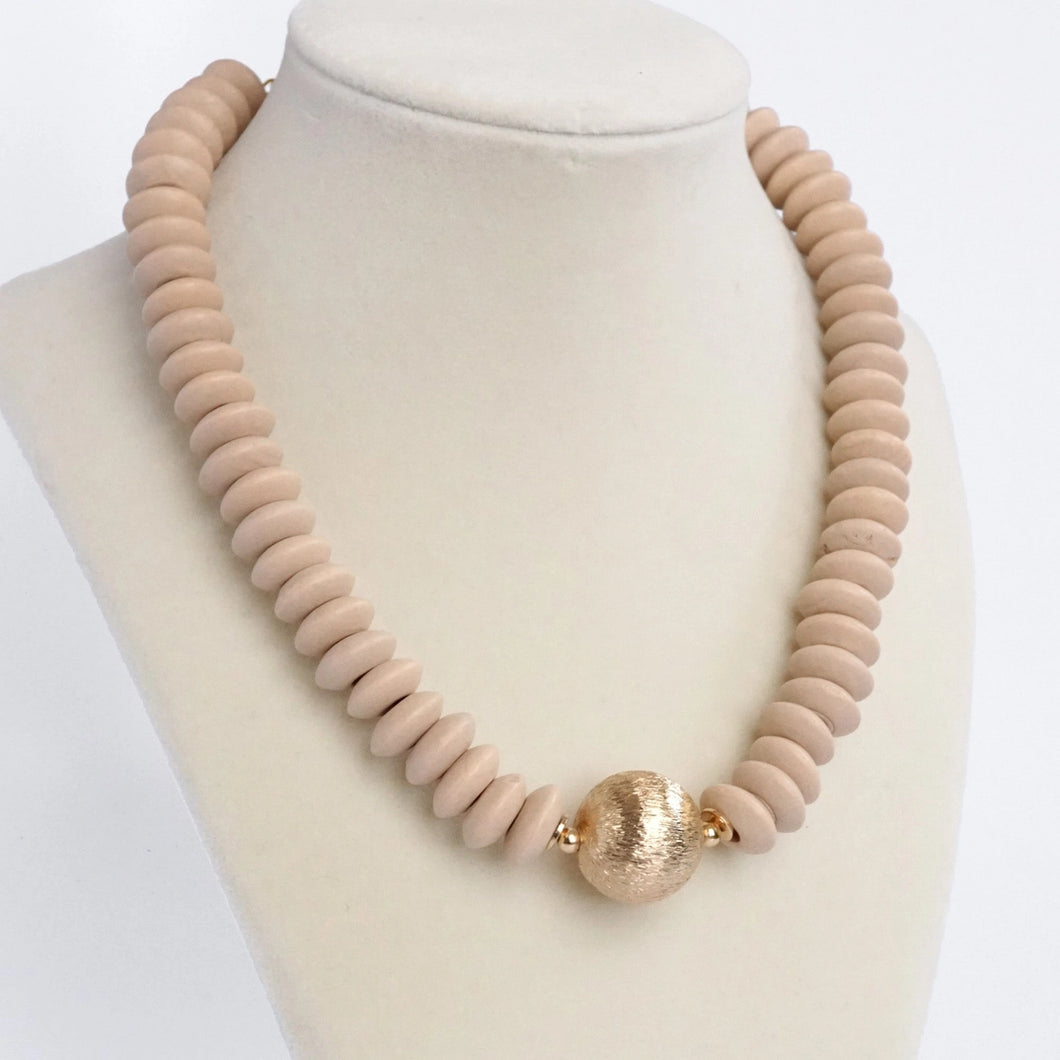 Sicily Saucer Beads Statement Necklace