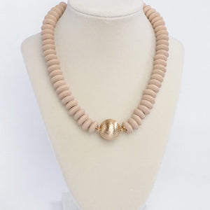 Sicily Saucer Beads Statement Necklace