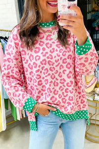 Skyla Pink Leopard Top