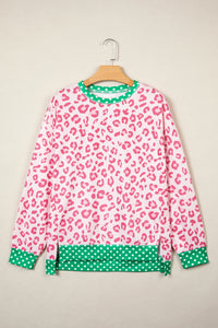 Skyla Pink Leopard Top