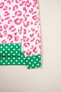Skyla Pink Leopard Top