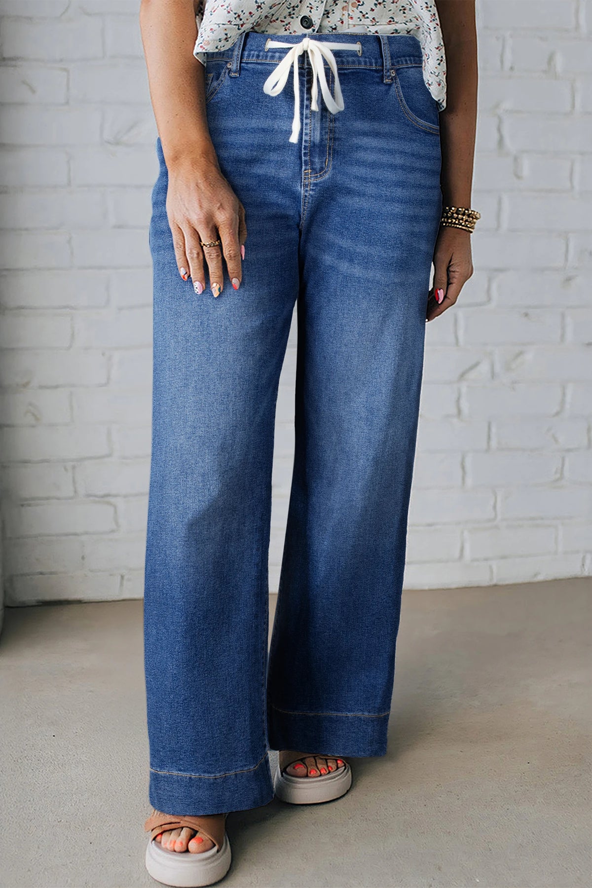 Small Town Denim Pants in Curvy