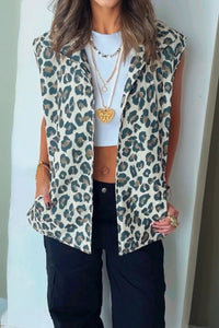 Sonnet Brown Leopard Vest