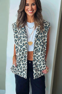 Sonnet Brown Leopard Vest