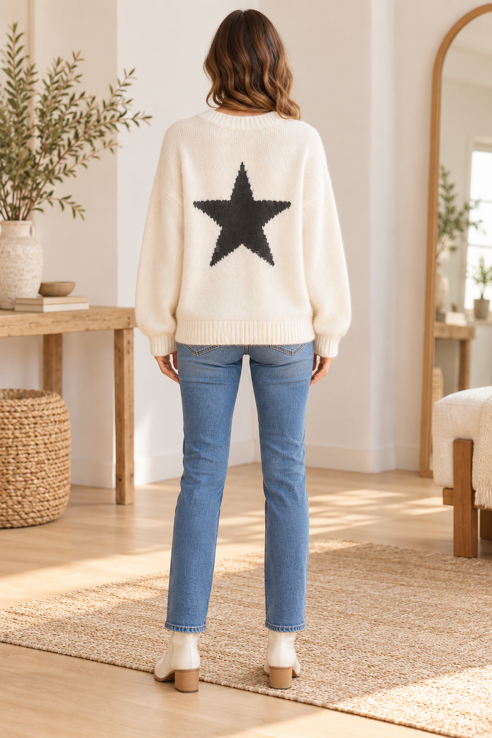 Star Tweed Sweater – Jones Burch