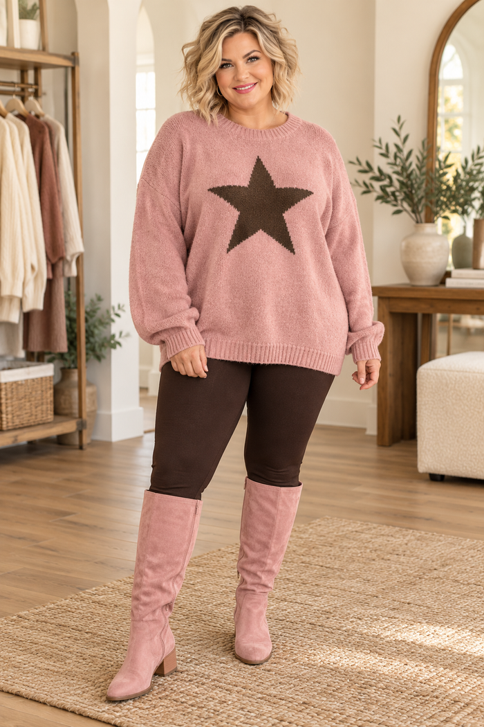 Starry Night Sweater in Curvy