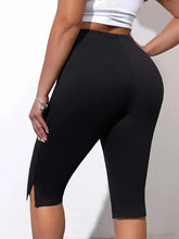 Start Your Day Side Split Shorts in Curvy
