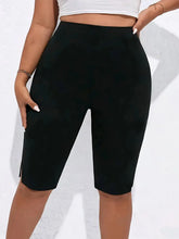 Start Your Day Side Split Shorts in Curvy
