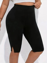 Start Your Day Side Split Shorts in Curvy