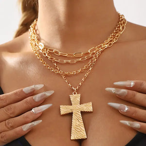 Stay Close Cross Necklace