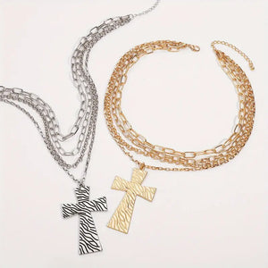 Stay Close Cross Necklace