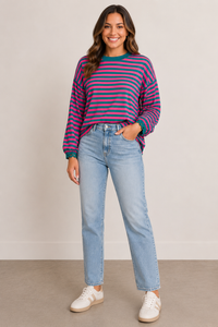 Story Lace Trim Top