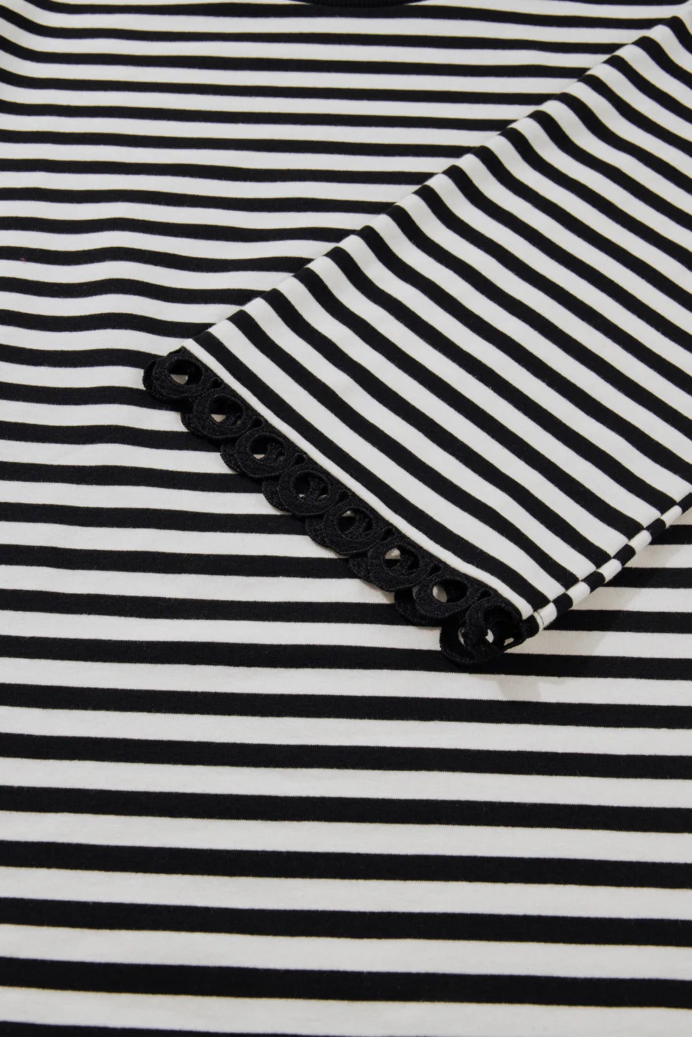 Story Lace Trim Top
