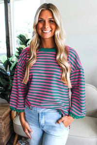 Story Lace Trim Top