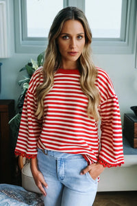 Story Lace Trim Top