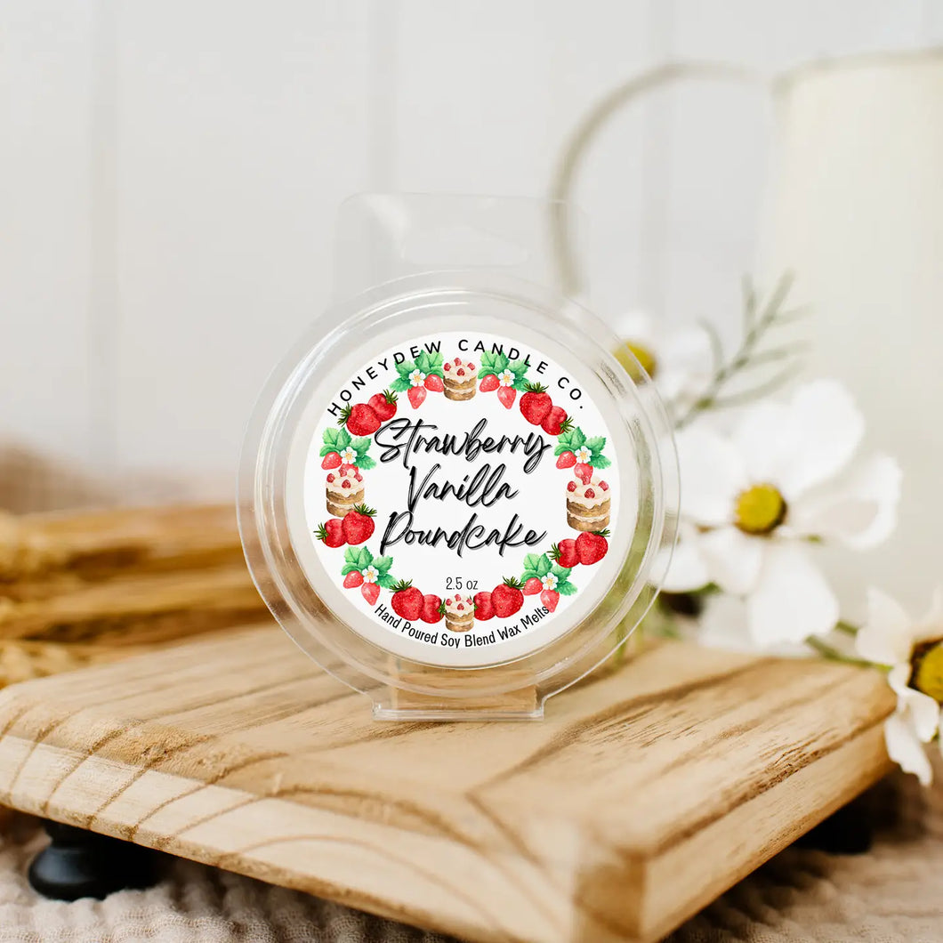 Strawberry Vanilla Poundcake Wax Melts
