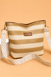 Striped Tote w/Handle