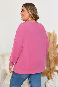 Sullivan Bonbon Spiral Ribbed Top