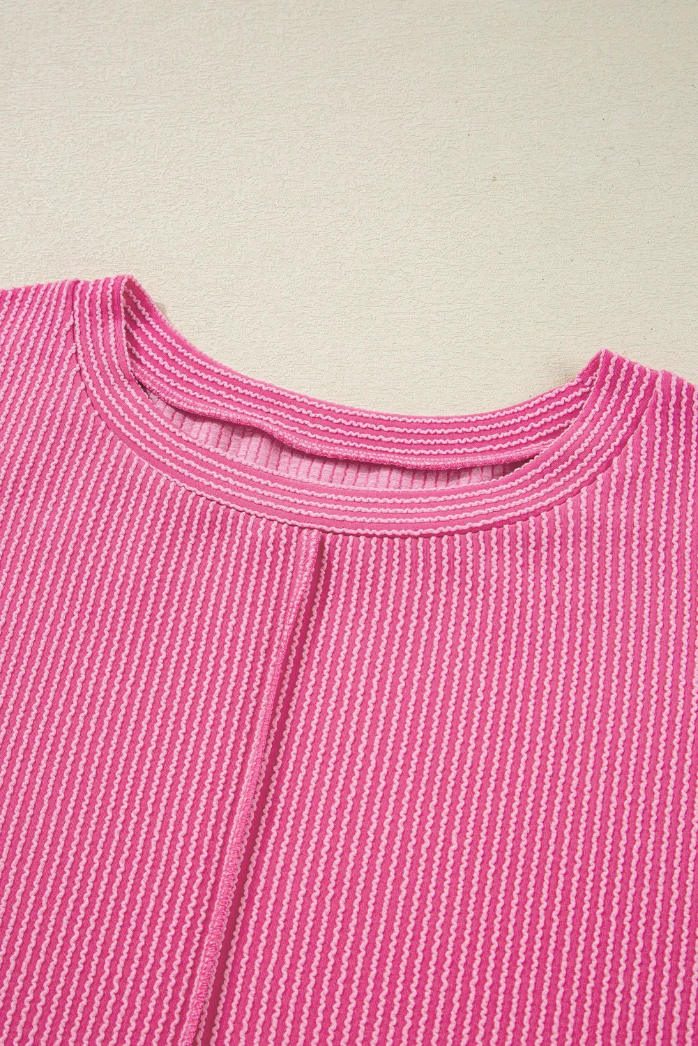 Sullivan Bonbon Spiral Ribbed Top