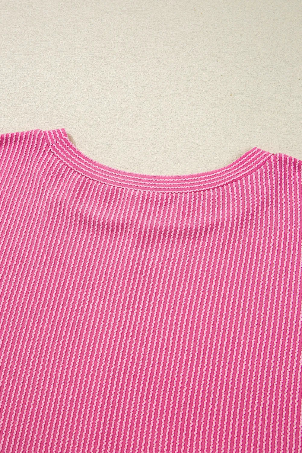 Sullivan Bonbon Spiral Ribbed Top