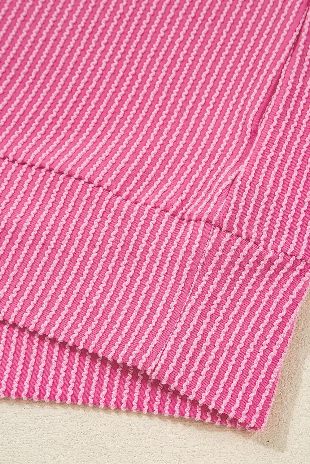 Sullivan Bonbon Spiral Ribbed Top