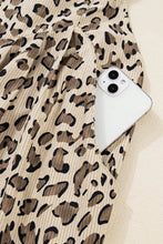 Teddie Leopard Bib Wide Leg Jumpsuit