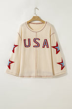 Theodora USA Star Patchwork Top