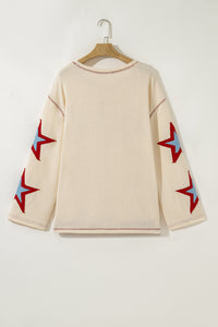 Theodora USA Star Patchwork Top