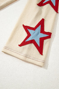 Theodora USA Star Patchwork Top