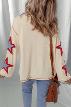 Theodora USA Star Patchwork Top